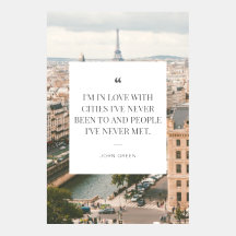 Liefde met Steden John Green Quote Tumblr Afbeelding