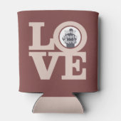 LIEFDE met UW FOTO aangepaste drankkoelers Blikjeskoeler (Achterkant)