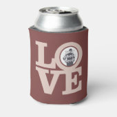 LIEFDE met UW FOTO aangepaste drankkoelers Blikjeskoeler (Blikje Achterkant)