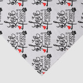 Liefde met vier benen tissuepapier (Detail)