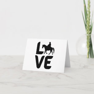 Liefde met Western Paard als de O BLANK Kaart
