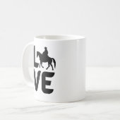 Liefde met Western Paard als de O Koffiemok (Voorkant links)