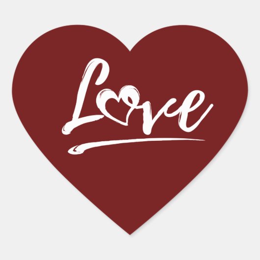 LIEFDE MET ZOEK HART VALENTIJN CADO STICKER (Voorkant)