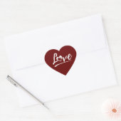 LIEFDE MET ZOEK HART VALENTIJN CADO STICKER (Envelop)
