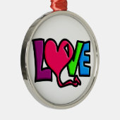 Liefde Metalen Ornament (Rechts)