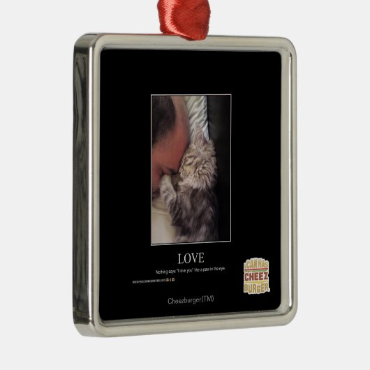 Liefde Metalen Ornament (Rechts)