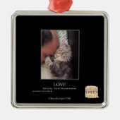 Liefde Metalen Ornament (Voorkant)