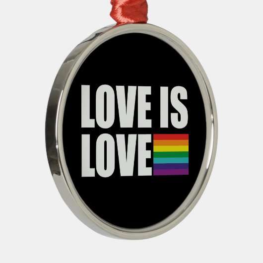 Liefde Metalen Ornament (Rechts)