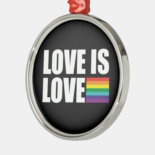 Liefde Metalen Ornament (Links)