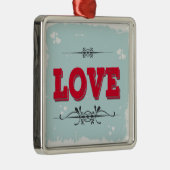 Liefde Metalen Ornament (Rechts)