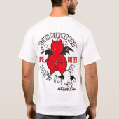 Liefde Meter is vol, het werd tijd! T-shirt (Achterkant)
