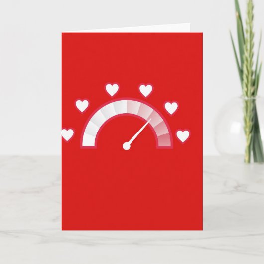 Liefde Meter Vol Voor Jou Kaart (Voorkant)