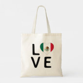Liefde - Mexicaanse vlag Tote Bag (Achterkant)