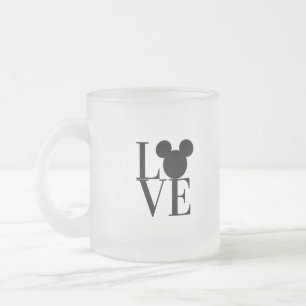 Liefde mickey, liefdesmuis, grappige mickey  matglas koffiemok