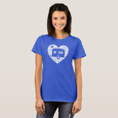 Liefde Mijn Caravan Caravan Camper Van T-shirt (Voorkant volledig)