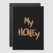 Liefde - Mijn honing in koekletters (Voorkant / Achterkant)