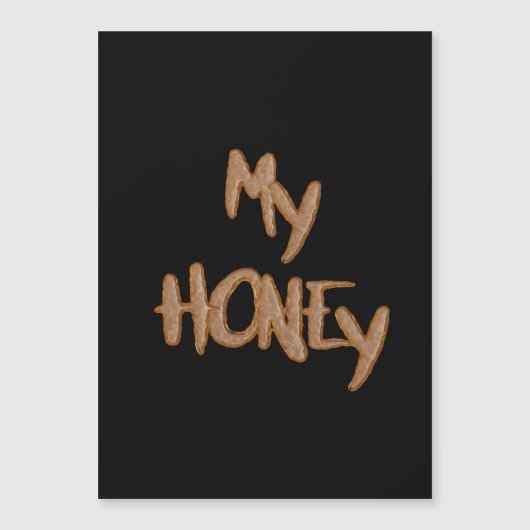 Liefde - Mijn honing in koekletters (Voorkant)