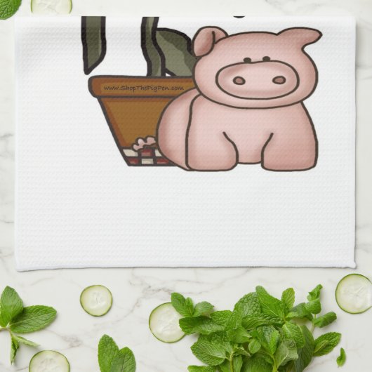 Liefde mijn keukenhanddoeken (Gevouwen)