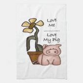 Liefde mijn keukenhanddoeken (Verticaal)