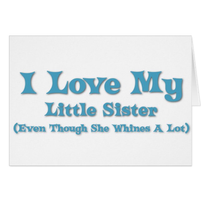 Liefde mijn kleine zuster (Voorkant Horizontaal)