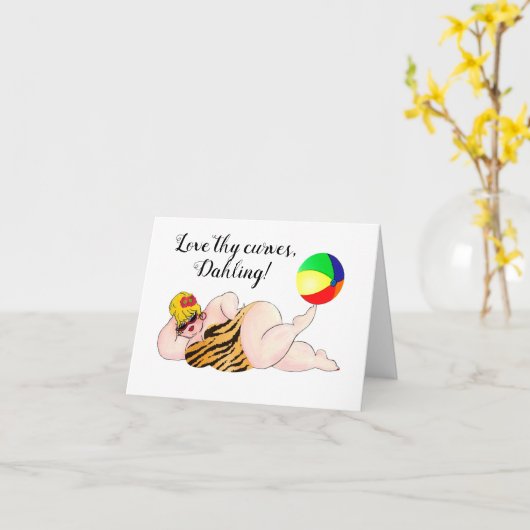 "Liefde mijn krommen" Kaart (Gele Bloem)