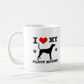 Liefde mijn plotthond koffiemok (Links)