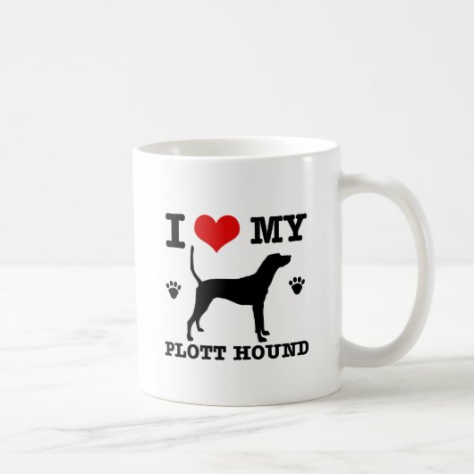 Liefde mijn plotthond koffiemok (Rechts)