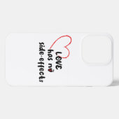 Liefde mijn telefoon iPhone hoesje (Achterkant horizontaal)