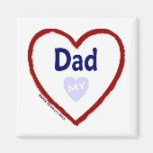 Liefde mijn vader magneet (Voorkant)