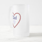 Liefde mijn vader matglas bierpul (Voorkant links)