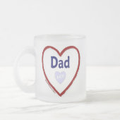 Liefde mijn vader matglas koffiemok (Links)