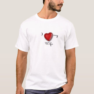 Liefde mijn vrouw t-shirt