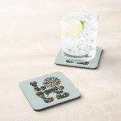 Liefde Militaire Zonnebloem Bier Onderzetter (Rechterzijde)