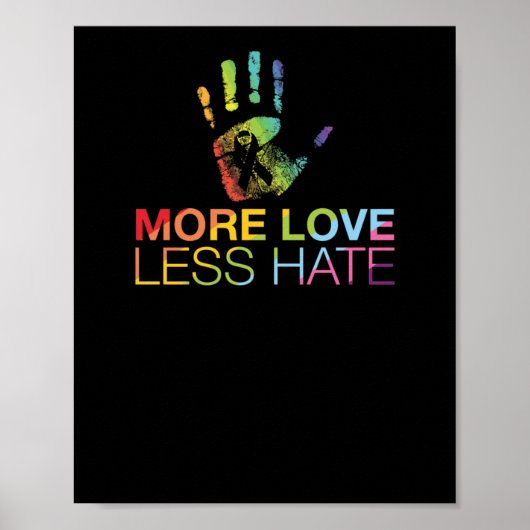 Liefde Minder haat Poster (Voorkant)