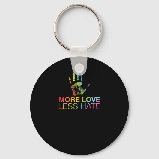 Liefde Minder haat Sleutelhanger (Voorkant)