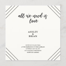 Liefde Minimale zwart-wit