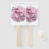 Liefde mislukt nooit 2019 JW REGIONALE CONVENTIE Handwaaier (Voorkant en achterkant)