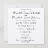 Liefde mislukt nooit Bijbelse weddenschappen Kaart (Achterkant)