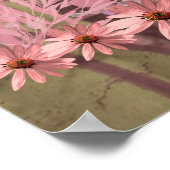 Liefde mislukt nooit ConeFlower Collage Poster (Hoek)