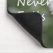 Liefde mislukt nooit Dandelion1 Corinthians 13 Muismat (Hoek)