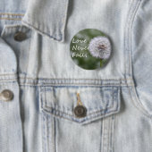 Liefde mislukt nooit Dandelion1 Corinthians 13 Ronde Button 5,7 Cm (In situ)