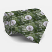 Liefde mislukt nooit Dandelion1 Corinthians 13 Stropdas (Opgerold)