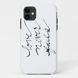 "Liefde mislukt nooit" iPhone Case