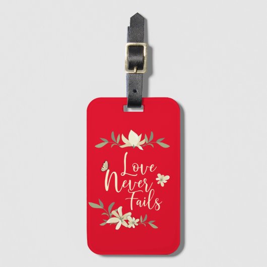 Liefde mislukt nooit JW 2019 International Convent Bagagelabel (Voorkant (verticaal))