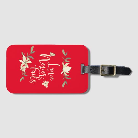 Liefde mislukt nooit JW 2019 International Convent Bagagelabel (Voorkant (horizontaal))