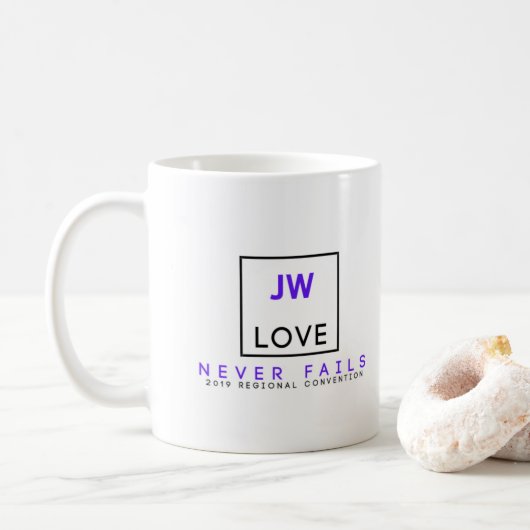 Liefde mislukt nooit jW-mok Koffiemok (Met donut)