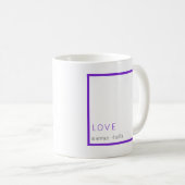 Liefde mislukt nooit jW-mok Koffiemok (Voorkant rechts)