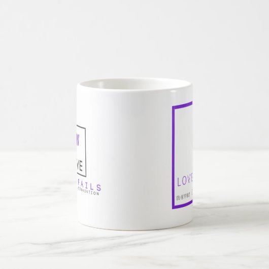 Liefde mislukt nooit jW-mok Koffiemok (Center)