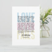 Liefde mislukt nooit kaart (Staand voorkant)