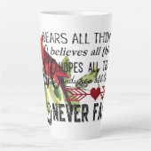 Liefde mislukt nooit latte Mok (Voorkant)